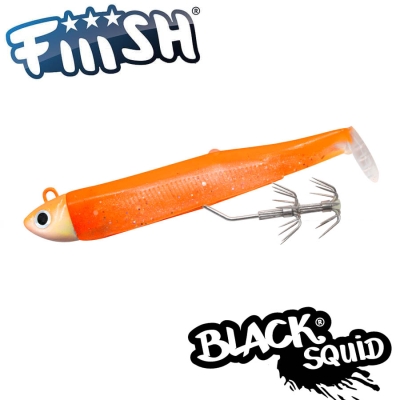 Fiiish Black Squid No2 Simple Combo - 9cm, 8g Soft lure