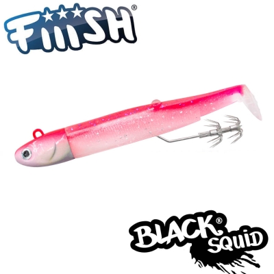 Fiiish Black Squid No2 Simple Combo - 9cm, 20g Soft lure
