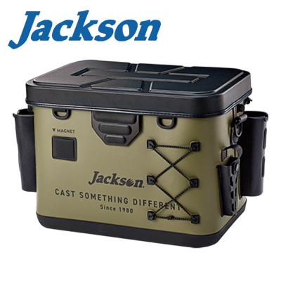 Jackson Anglers Gear Bakkan Khaki Spinning fishing bag