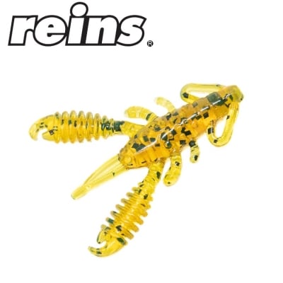 Reins Ring Craw Micro 1.5 - 429 Motor Oil Pepper 14pcs