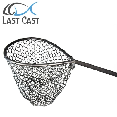 Last Cast Floating Net Rubber Mesh Long Handle L 54x43x40cm Floating Net