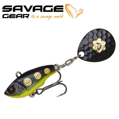 SG Fat Tail Spin 6.5cm 16g Sinking Black Magic