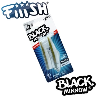 Fiiish Black Minnow No2.5 Combo – 10.5 cm, 16g Soft Lure