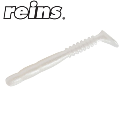 Reins Fat Rockvibe Shad 3.25 - 014 Pearl White 6pcs