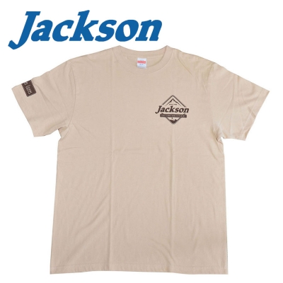 Jackson T-Shirt Simple Logo Tee Light Beige
