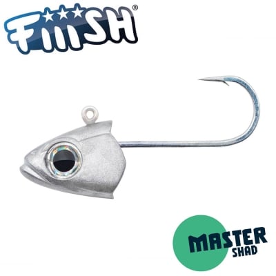 Fiiish Master Shad No5 Jig Head 25g Medium - Raw Material Jig head