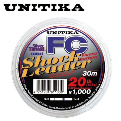 Unitika Silver Thread Mini Shock Leader FC 25 m - 25 lb | 0.435 mm
