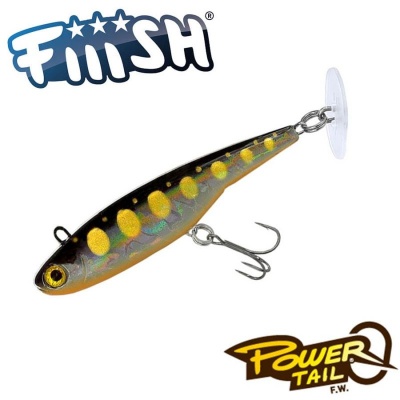 Fiiish Power Tail 64 mm: 8.00 g - Black Gold