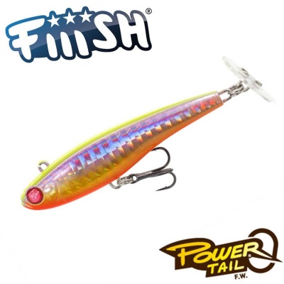 Fiiish Power Tail 64 mm: 8.00 g - Rainbow Warrior