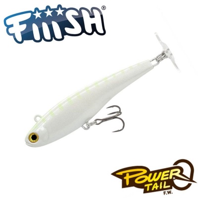 Fiiish Power Tail 64 mm: 12.00 g - White Morning