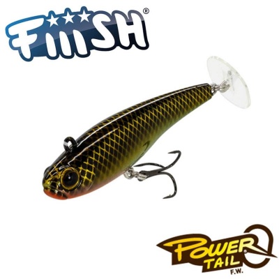 Fiiish Power Tail 64 mm: 12.00 g - Gold Rush
