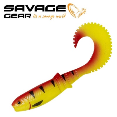 SG LB Cannibal Curltail 10cm 5g Golden Amb