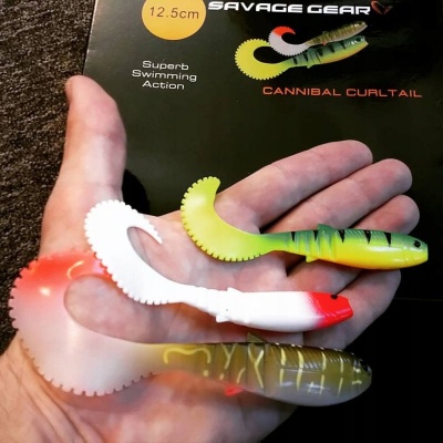 Savage Gear  Cannibal Curltail 10cm Soft Lure 