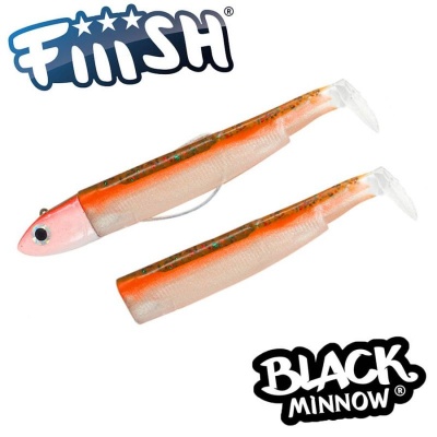 Fiiish Black Minnow No6 Combo: Jig Head 120g + 2 Lure Bodies 16cm