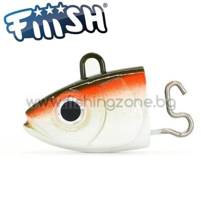 Fiiish Black Minnow No6 Jig Head 150g Deep - Candy Green