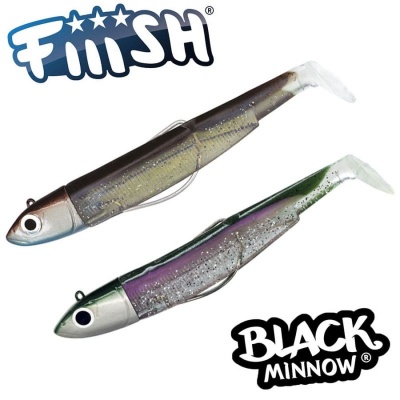 Fiiish Black Minnow No4 Double Combo - 14cm, 40g