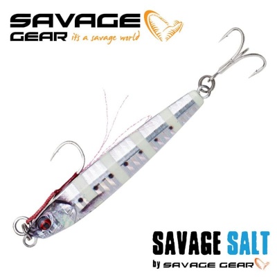 SG 3D Jig Minnow 15g 6.8cm Zebra Glow PHP