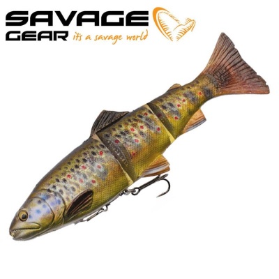 SG 4D Line Thru Trout 15cm 35g SS 03-Dark Brown Trout