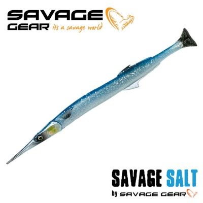 Savage Gear 3D Line Thru Needlefish Pulsetail 2+1 30cm 66g Soft lure 