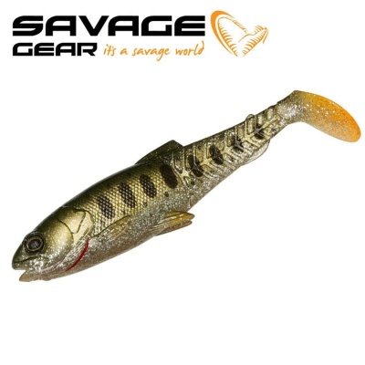 SG Craft Cannibal Paddletail 6.5cm 4g Olive Pearl Silver Smolt