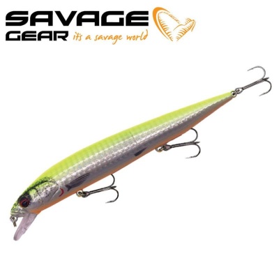 SG 3D Smelt Twitch N Roll SR 14cm 20g F Lemon Back Flash