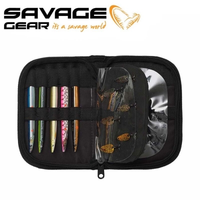 Savage Gear Zipper Wallet1 Holds 12 & Foam