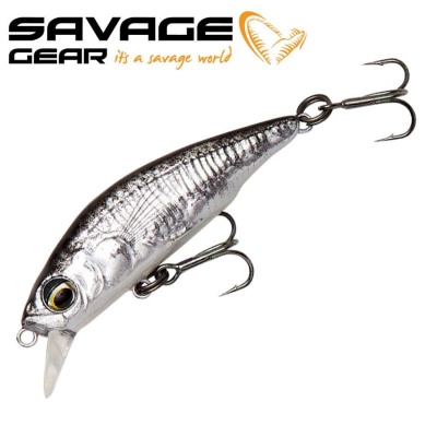 SG 3D Sticklebait Twitch 5.5cm 7g Sinking Black Silver