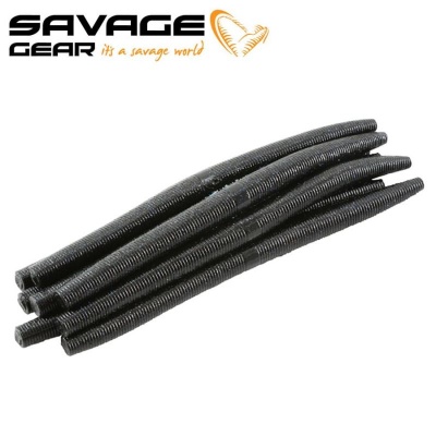 SG 3D Armor Tube 14cm 10g Sinking Black With Blue Flake 8pcs
