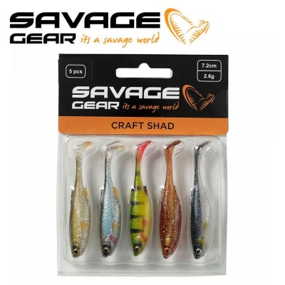 Savage Gear Craft Shad 10cm Mix 5pcs