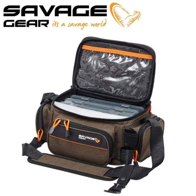 Savage Gear System Box Bag S 3 Boxes 5 Bags