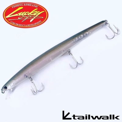 Lucky Craft | Tailwalk Sea Finger 173 #06 Ghost Pink Shad