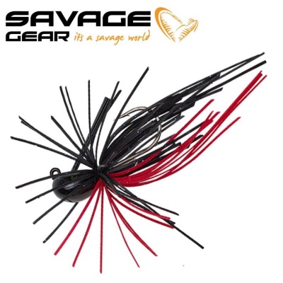 SG Skirt Flirt Jig #1 6.5cm 10g Sinking Black Red