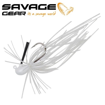 SG Skirt Flirt Jig #1 6.5cm 7.5g Sinking White Pearl