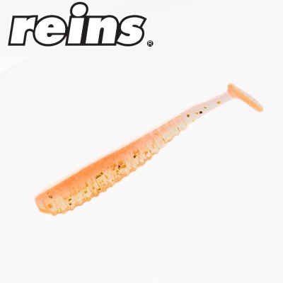Reins Aji Ringer Shad 1.5 - B29 Orange Gold 12pcs