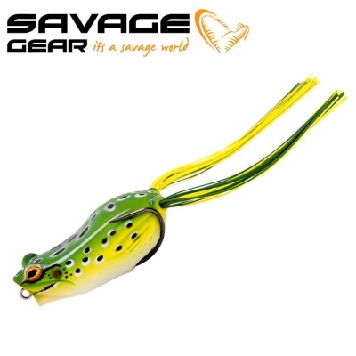 SG Hop Popper Frog 5.5cm 15g Floating Green Leopard