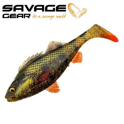 SG 4D Perch Shad 12.5cm 20g Motoroil UV