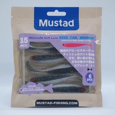 Mustad Mezashi Keel Tail Minnow 7.6cm 6pcs