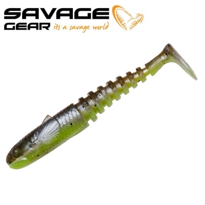 SG Gobster Shad 11.5cm 16g Green Pearl Yellow