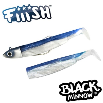 Fiiish Black Minnow Combos 12cm (2 bodies 1 head)