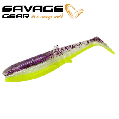 SG Cannibal Shad 6.8cm 3g Purple Glitter Bomb 5pcs
