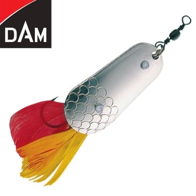 Dam Effzett Weedless Spoon 5.5cm 22g Sinking Silver/Silver