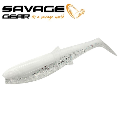 SG Cannibal Shad 6.8cm 3g White Flash 5pcs