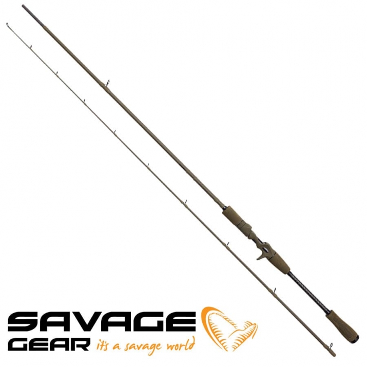 Savage Gear Orange LTD Medium Game Baitcasting Rod - 7ft