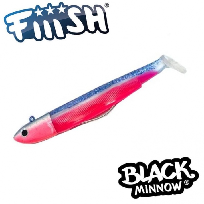 Fiiish Black Minnow No5 Combo: Jig Head 90g + 2 Lure Bodies 16cm