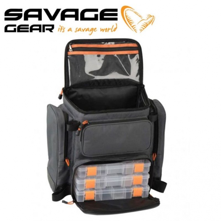 Savage Gear Lure Specialist Rucksack M 3 Boxes Fishing Zone