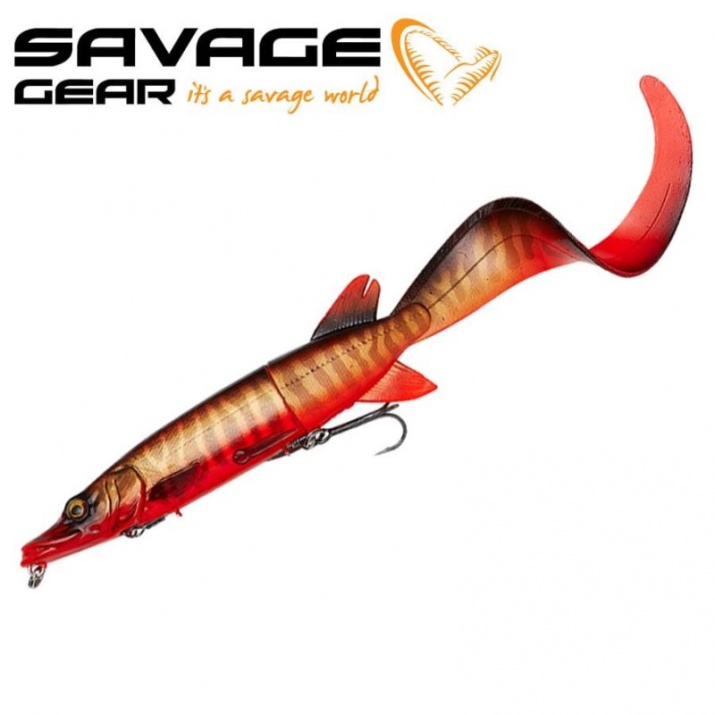17cm - 47g - Sinking - Firetiger - Savage Gear 3D Hybrid Pike