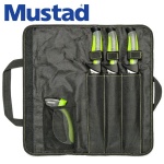 Mustad Knife Kit 3pcs + Sharperner Green MT102