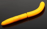 Libra Fatty D Worm 75 - 008 - dark yellow  / Krill