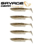 Savage Gear Fat Minnow T-Tail 9cm 5pcs Set of soft lures