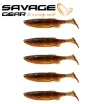 Savage Gear Fat Minnow T-Tail 13cm 5pcs Set of soft lures